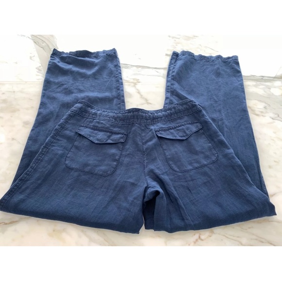 TOMMY BAHAMA BLUE DRAWSTRING LEIGH PANTS 6 NWTS! - Picture 8 of 17
